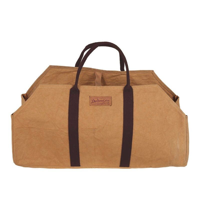 DULTON > ワックス キャンバス ログ バッグ【CAMEL】