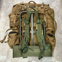 G.I.TTOOLS > USMC FILBE メインバッグ(コヨーテ) × US-ARMY LC-2フレーム × ILBEストラップ（アメリカ製）