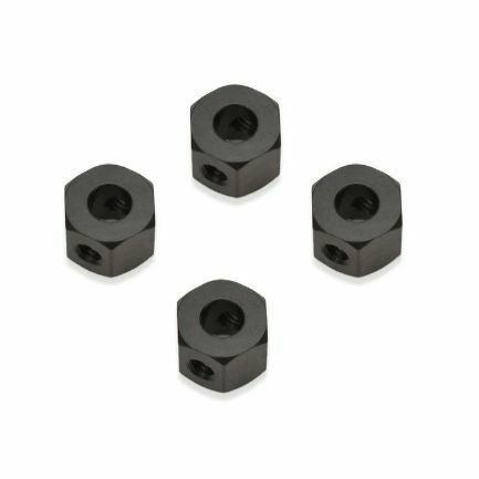   WPLJAPAN > WPL JAPAN 専用アルミ六角変換ハブVer.2ブラック（5mm→1 2mm） 4個セットレッド