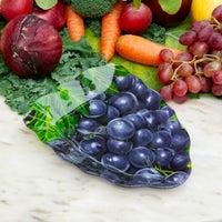 DULTON > ガラス ファーマー プレート　【BLACK GRAPES】