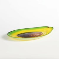 DULTON > ガラス ファーマー プレート　【AVOCADO】