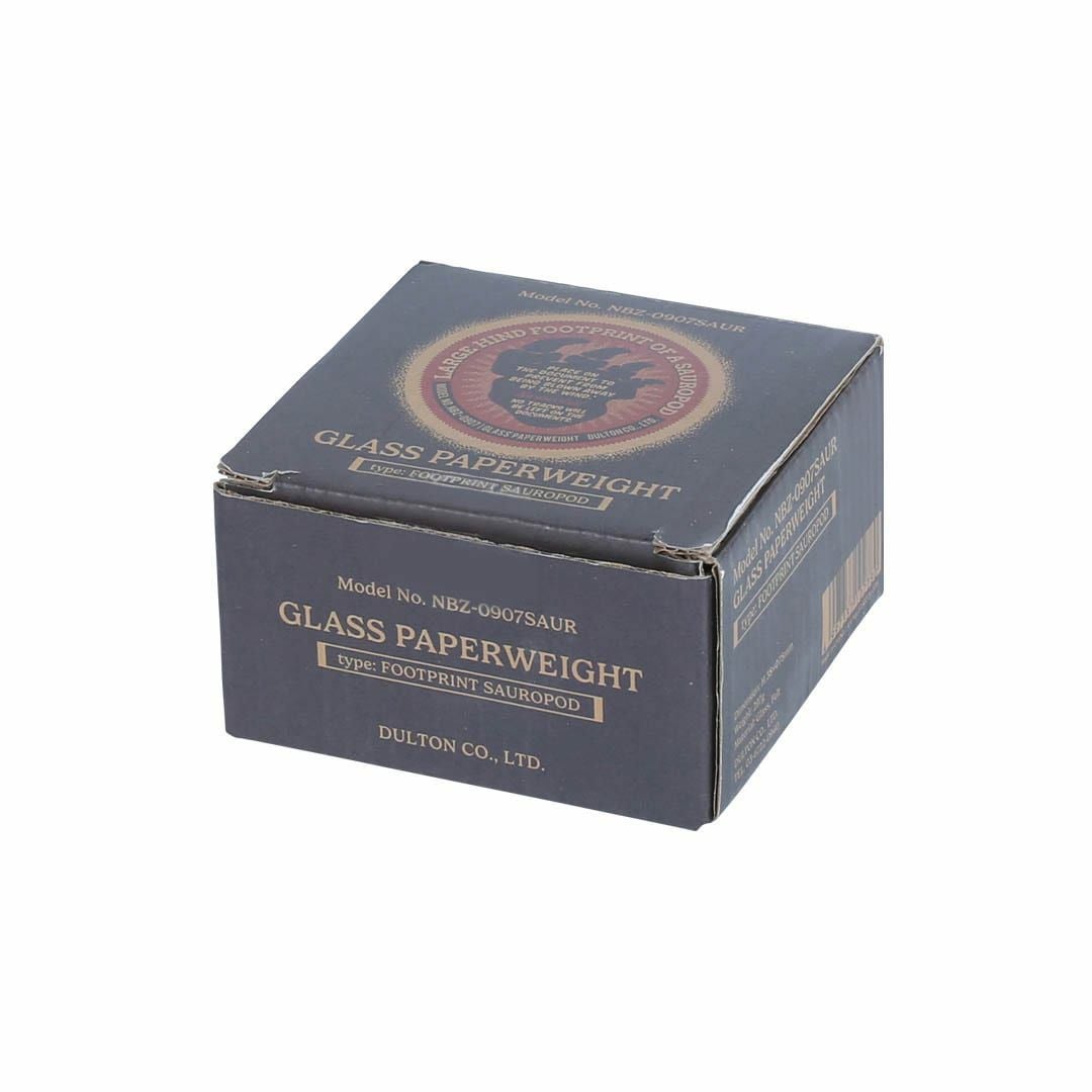 DULTON > グラス ペーパー ウェイト 【FOOTPRINT SAUROPOD】