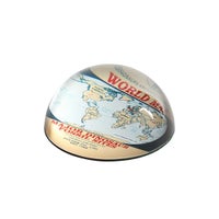 グラス ペーパー ウェイト 【DINOSAUR WORLD MAP】