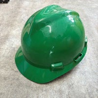  MSA V-Gard® ヘルメット 【Green】