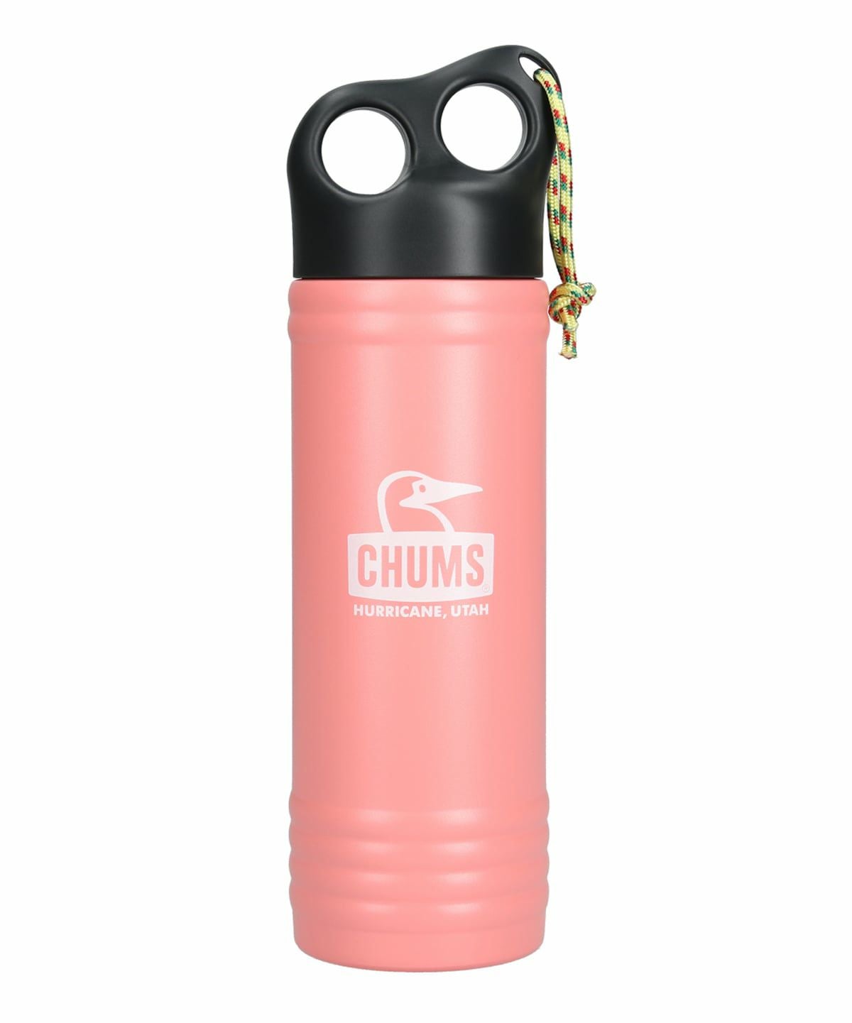 CHUMS > キャンパーウェーブボトル500ml【Pink x White】