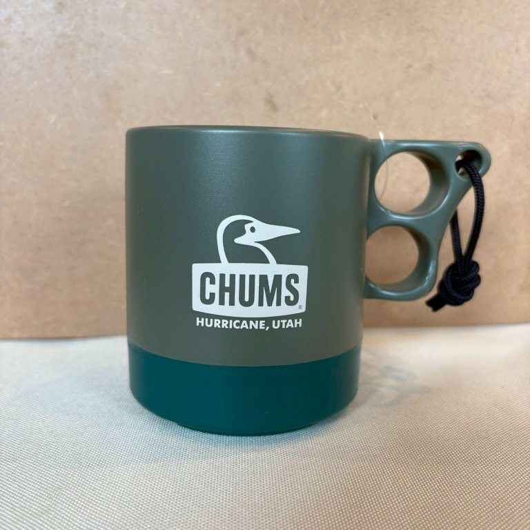 CHUMS > キャンパーマグカップ 【Charcoal/Teal Green】