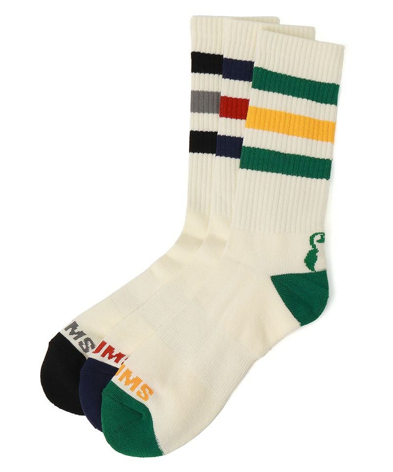 CHUMS > 3PブービーミディアムソックスS~M 【Ivory】