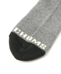 CHUMS > 3PブービーミディアムソックスS~M 【Gray】