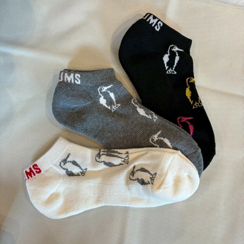 CHUMS > 3Pブービーアンクルソックス S~M