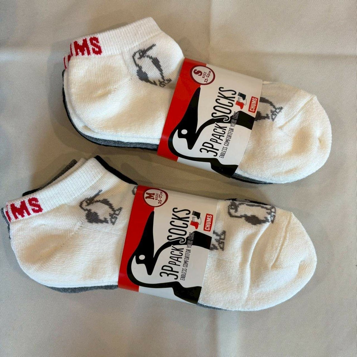 CHUMS > 3Pブービーアンクルソックス S~M