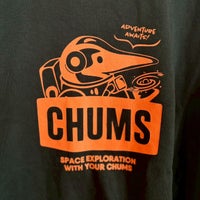 CHUMS > スペースブービーブラッシュドロングスリーブTシャツ XL 【Black】