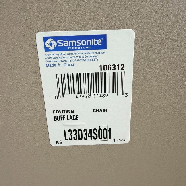 G.I.TTOOLS > サムソナイト社製 パイプ椅子